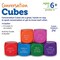 6 Pieces Ages 6+ Foam Cubes for Social-Emotional Learning School Counselor Supplies Speech Therapy Toys Ice Breaker Cubes
